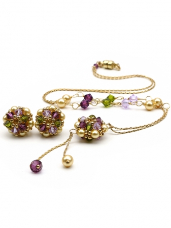 Set colier si cercei surub Ichiban - Happy Royal